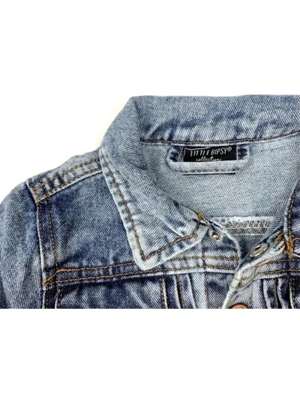 Little Bipsy Baby Denim Jacket 0/3m NWT - Blue